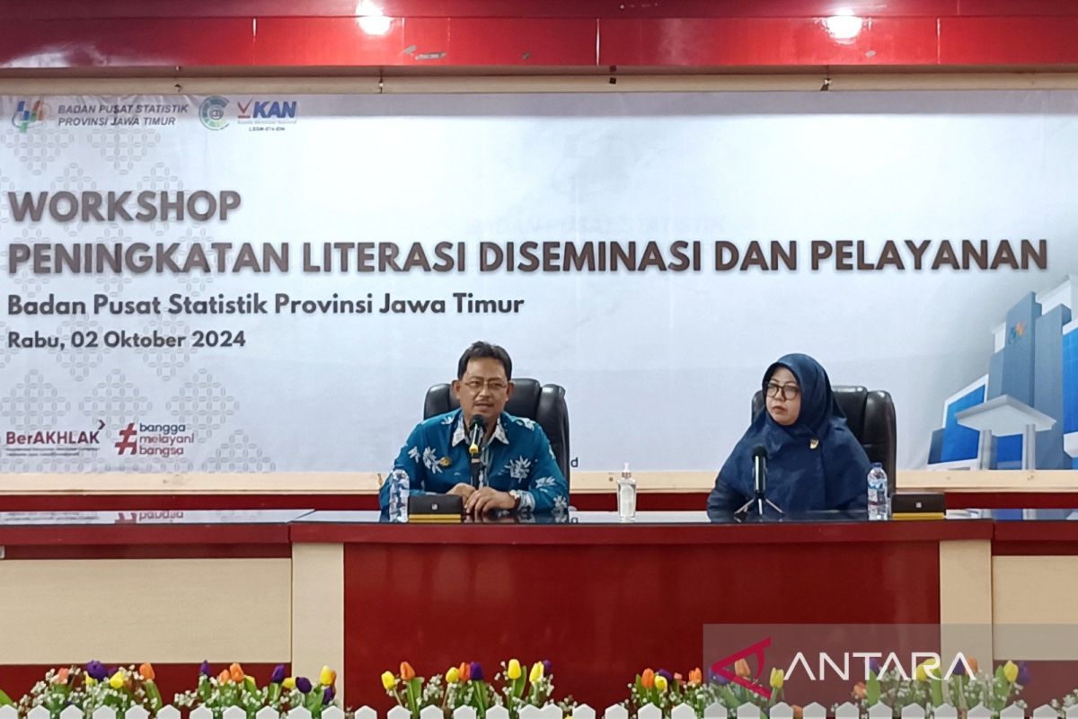 BPS Jatim tingkatkan literasi jurnalis lewat diseminasi statistik