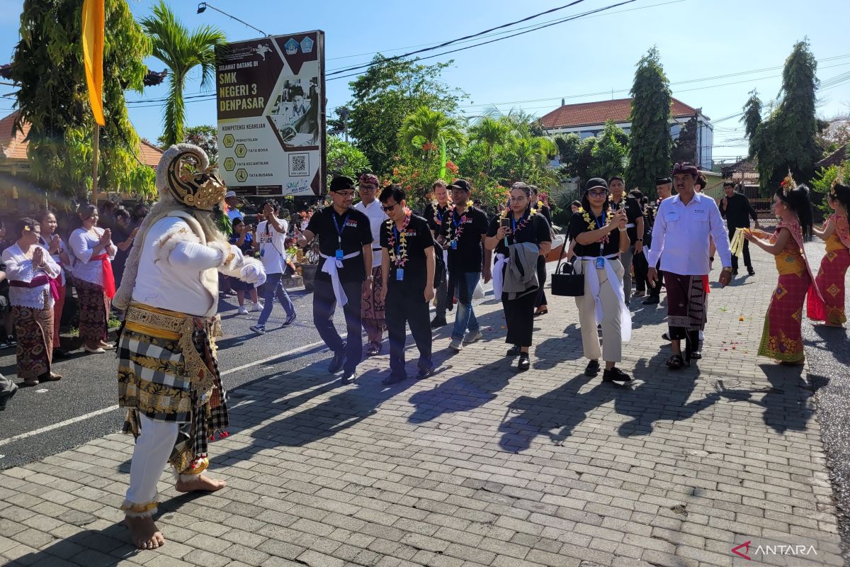 SMKN 3 Denpasar bagikan praktik baik konsep "BMW" kepada delegasi GSVI