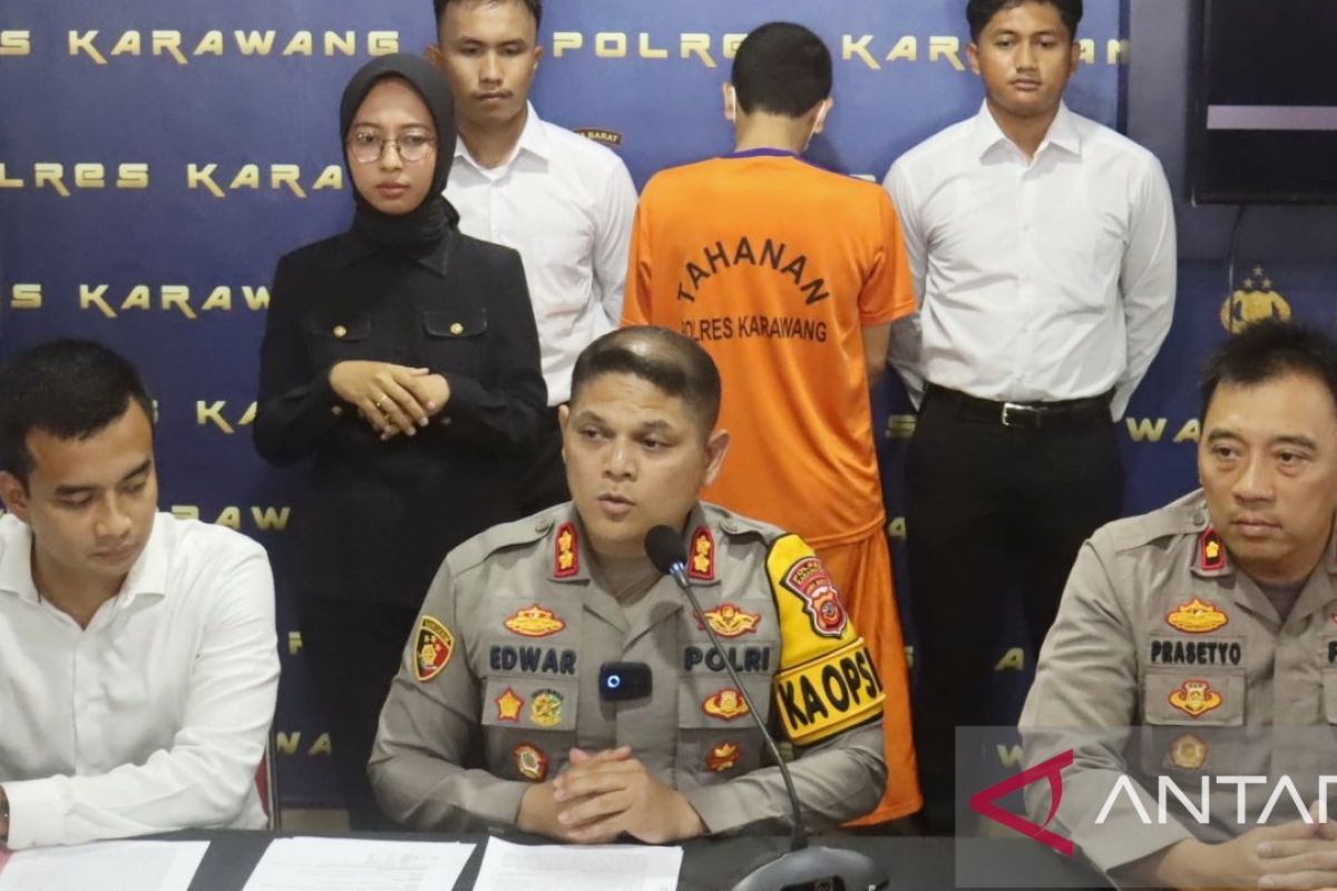 Polres Karawang ringkus pelaku pembunuhan kekasihnya sendiri karena cemburu