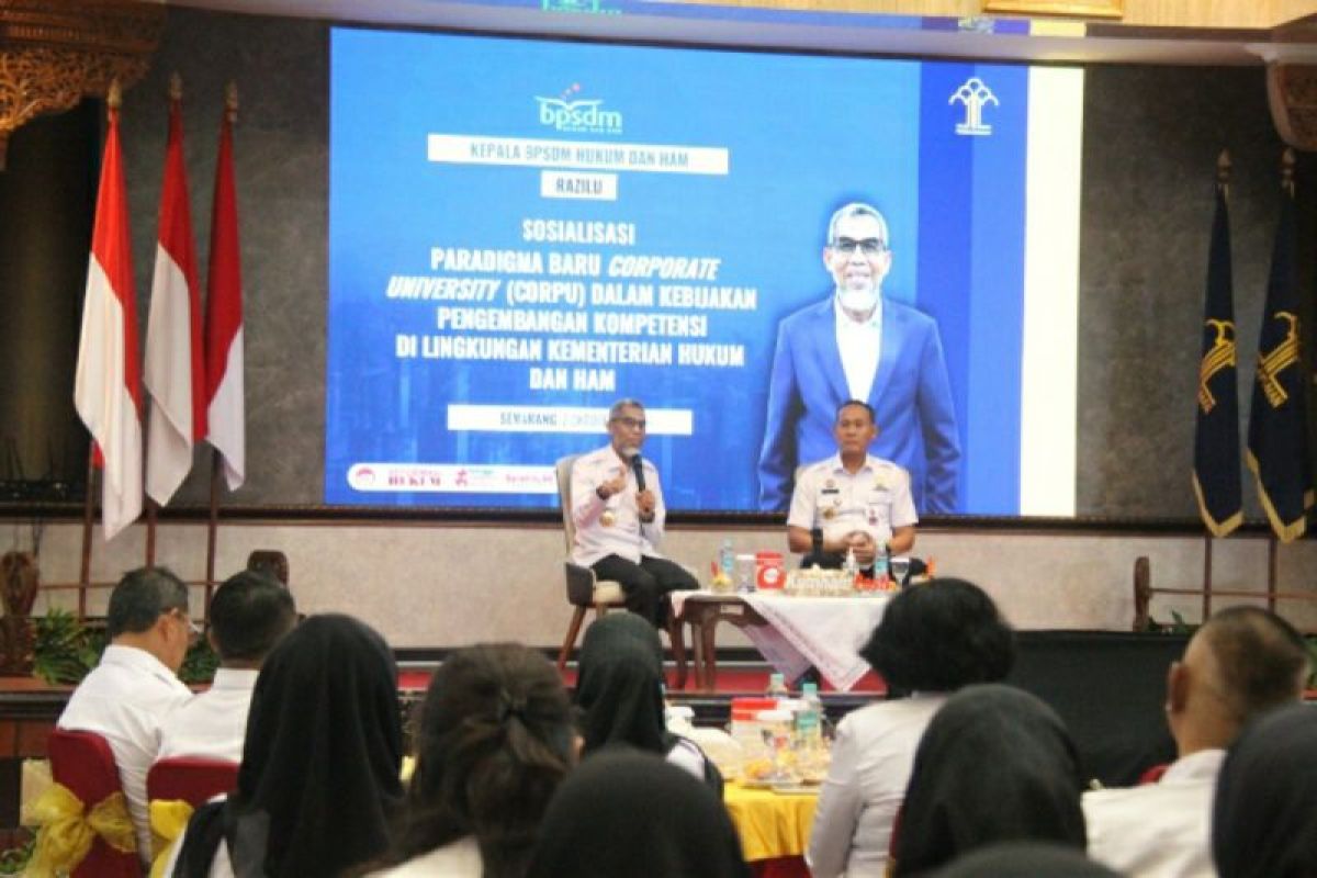 Kepala BPSDM Kumham sosialisasikan paradigma baru "Corporate University"