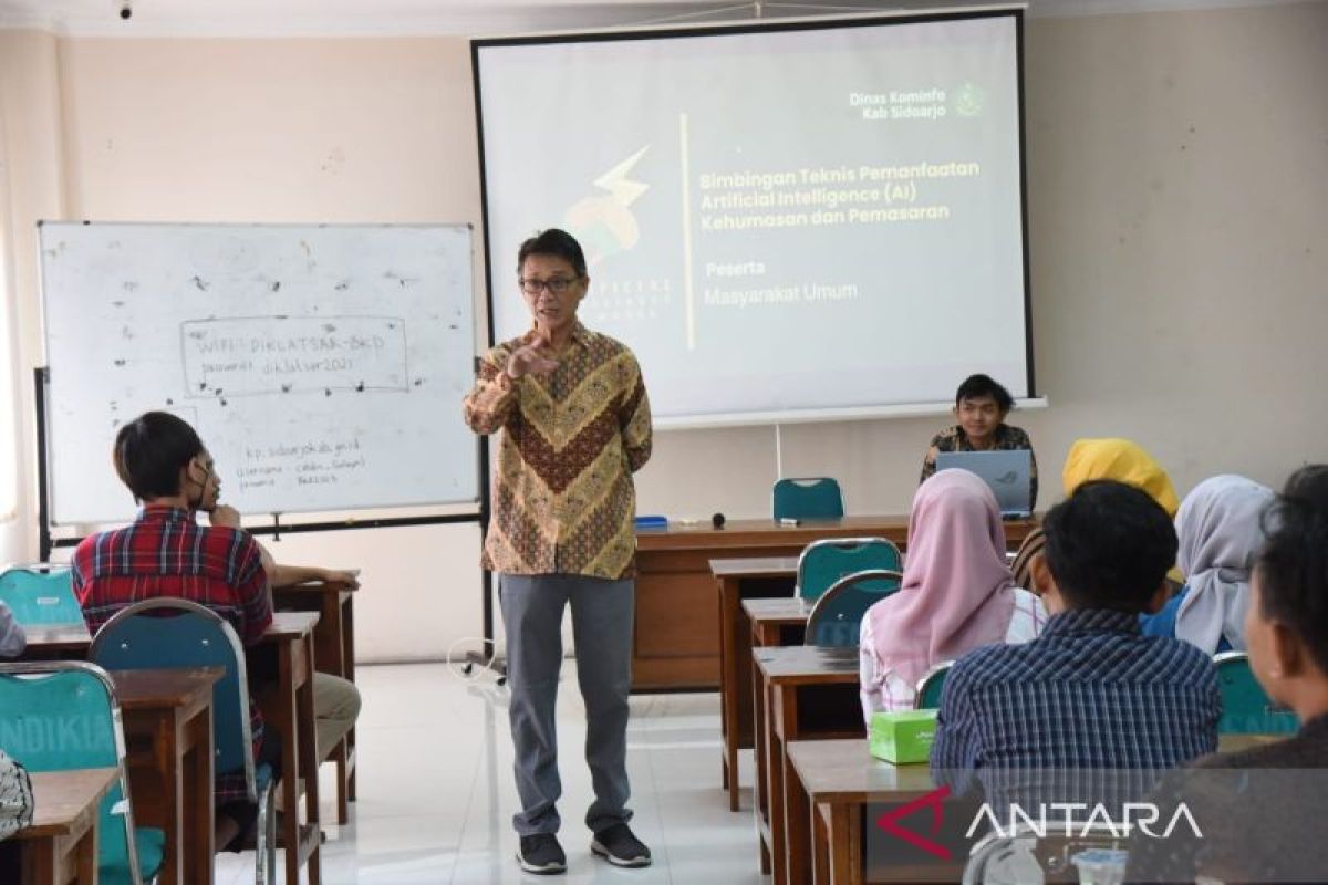 Pemkab Sidoarjo ajarkan pelaku UMKM tentang AI