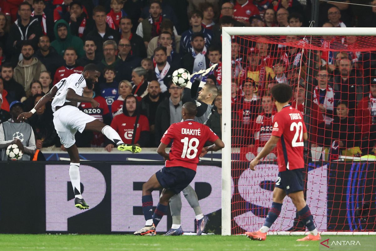 Liga Champions: Real Madrid kalah 0-1 melawan Lille