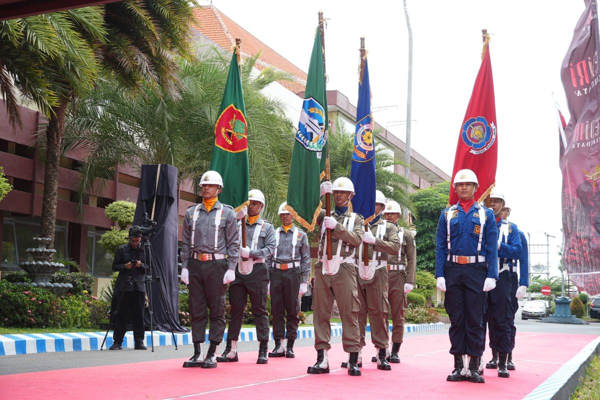 Pemkab Kediri maknai semangat kebersamaan saat Kirab Pataka