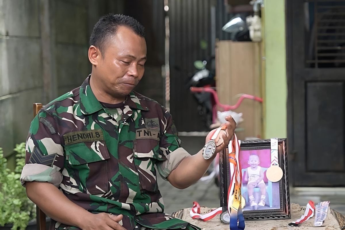 Anggota Kodim apresiasi Polri usai anaknya diterima Bintara jalur disabilitas