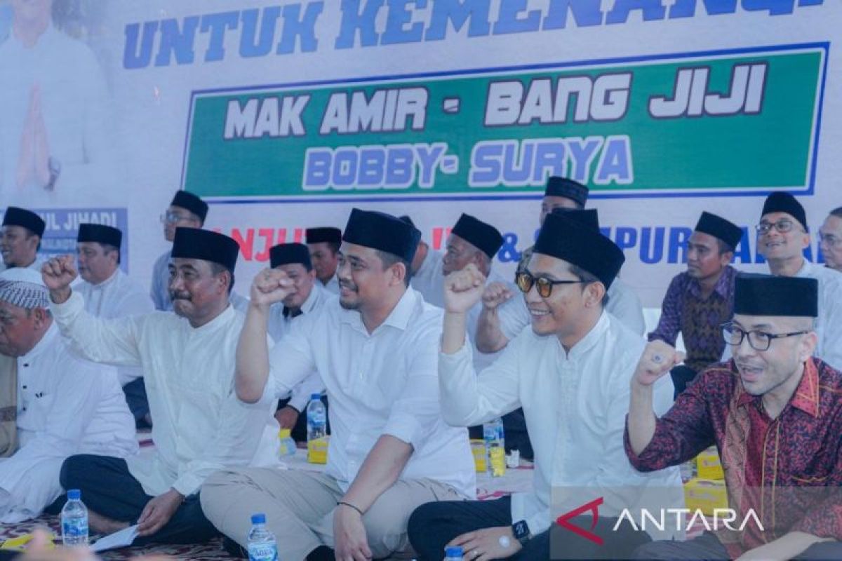 Deklarasi ulama, dukungan Bobby Nasution Gubernur Sumut