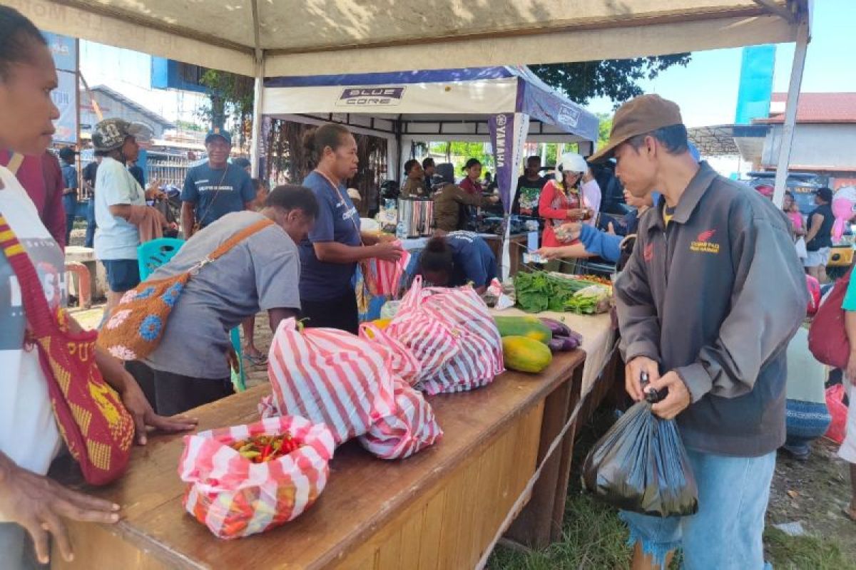 BI libatkan petani asli Papua Tengah gerakan pangan murah