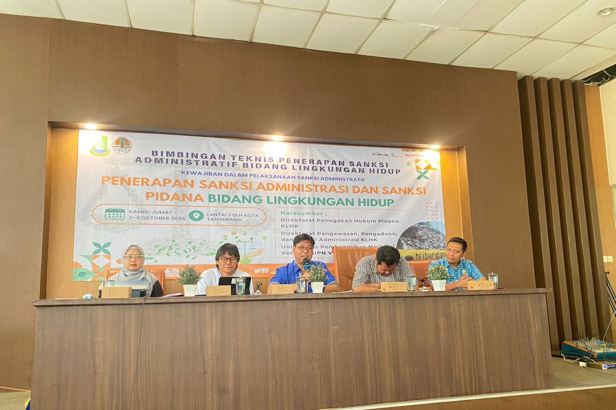 DLH Tangerang gandeng pakar sosialisasi penerapan sanksi pidana lingkungan hidup