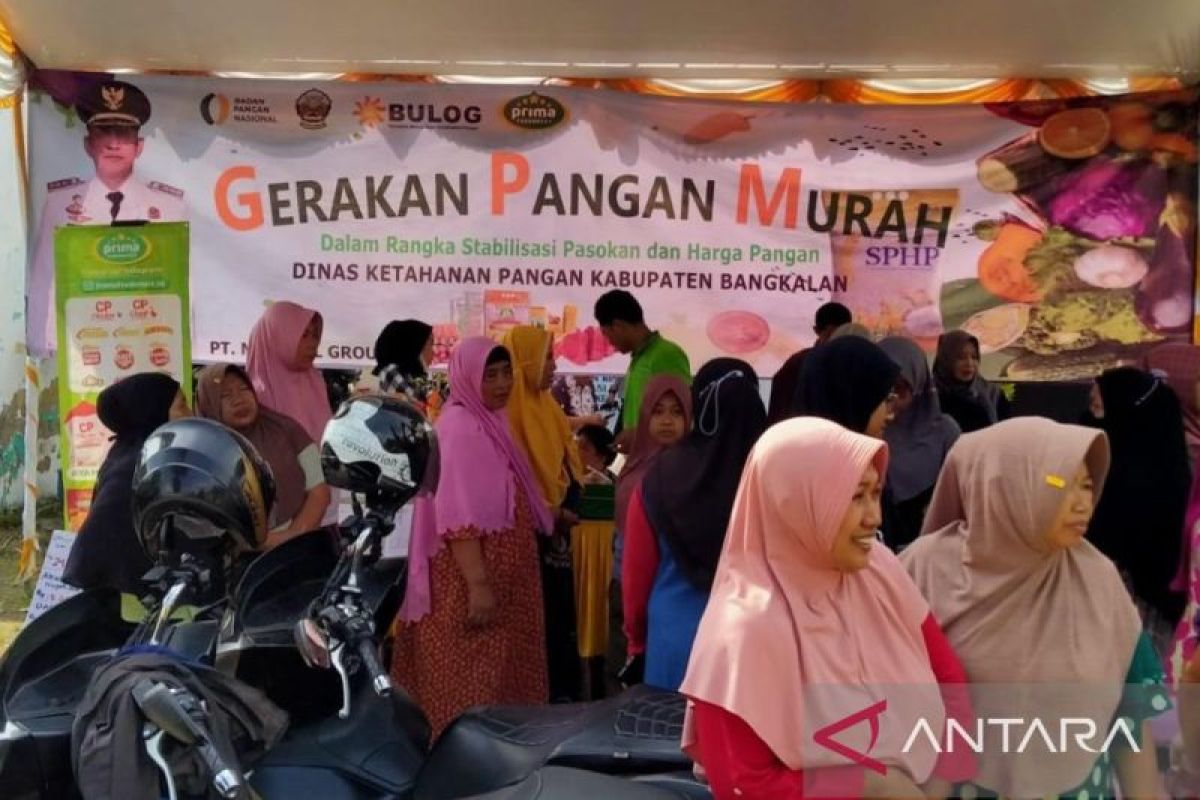 Pemkab Bangkalan tekan kenaikan harga dengan gerakan pangan murah