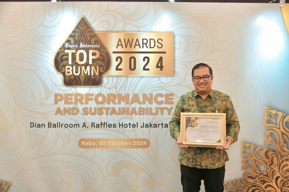 Kinerja Semakin Berkilau, Pegadaian Raih 2 Penghargaan Bisnis Indonesia TOP BUMN Awards 2024