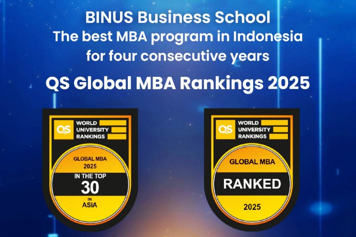 BINUS Business School peringkat terbaik nasional versi QS Global MBA Rankings 2025