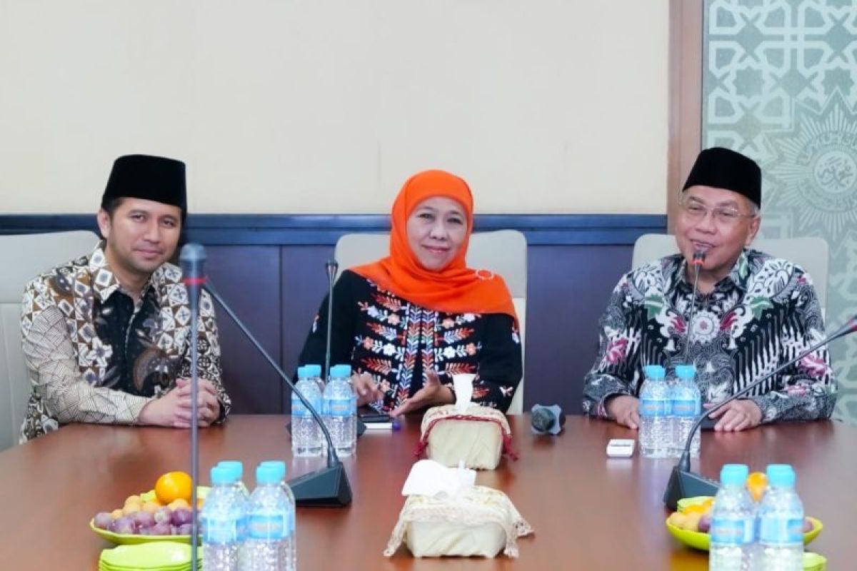 Khofifah-Emil lakukan silaturahim ke PW Muhammadiyah Jatim