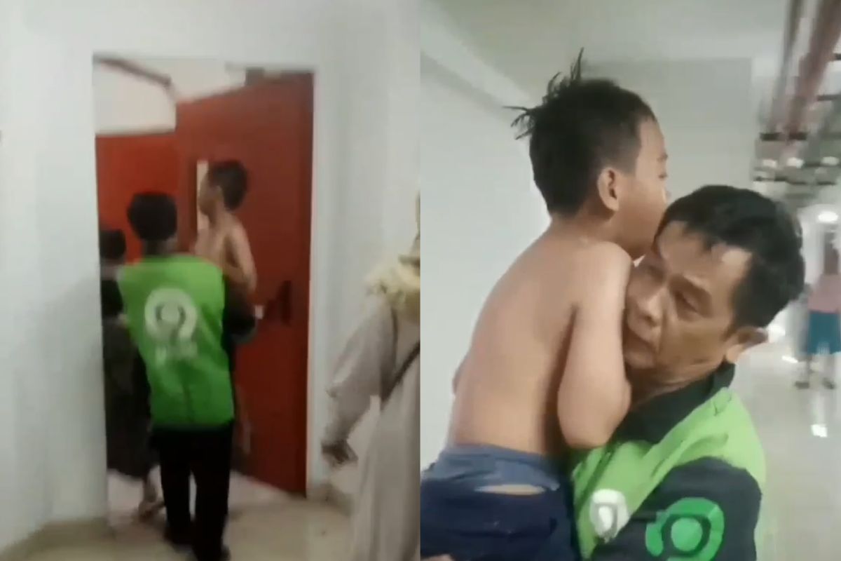 Tak ada korban jiwa pada kasus empat anak terjebak di lift Rusun Pasar Rumput