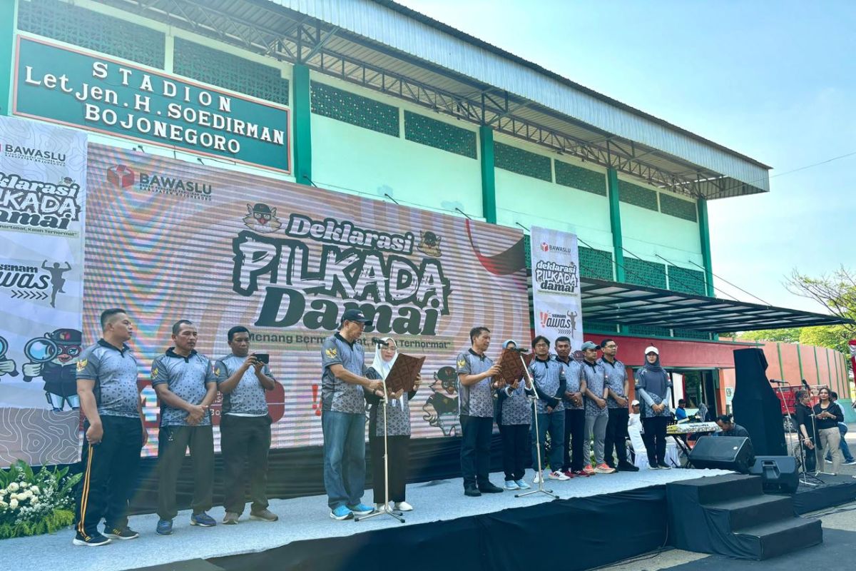 Bawaslu Bojonegoro deklarasi Pilkada damai