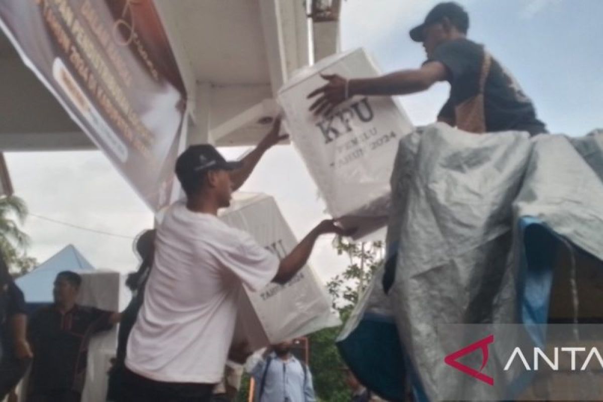 KPU Jayapura: Logistik Pilkada telah tiba di gudang penyimpanan