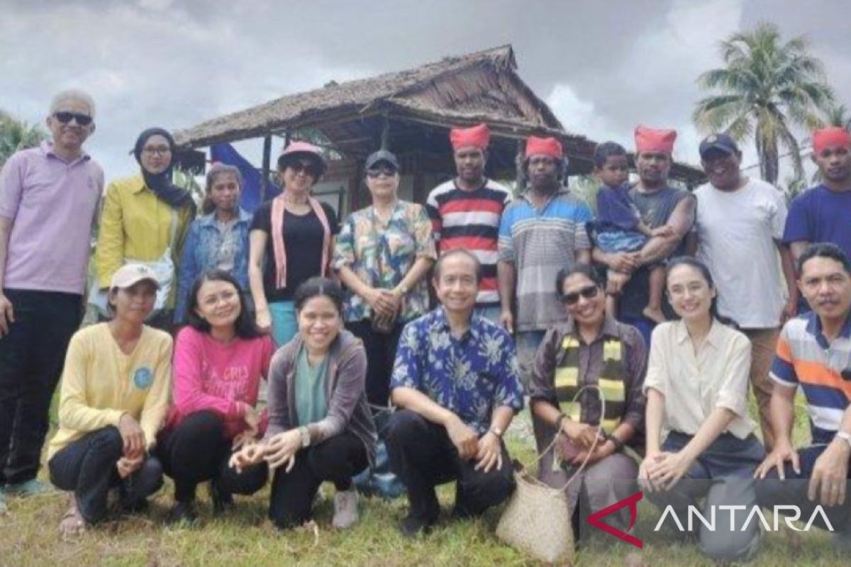 Unpatti-ITB kenalkan pisang tongka langit pada kelompok tani Malteng