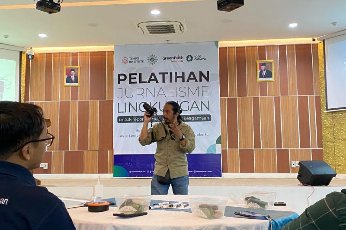 Pegiat media keagamaan ikuti pelatihan jurnalisme lingkungan