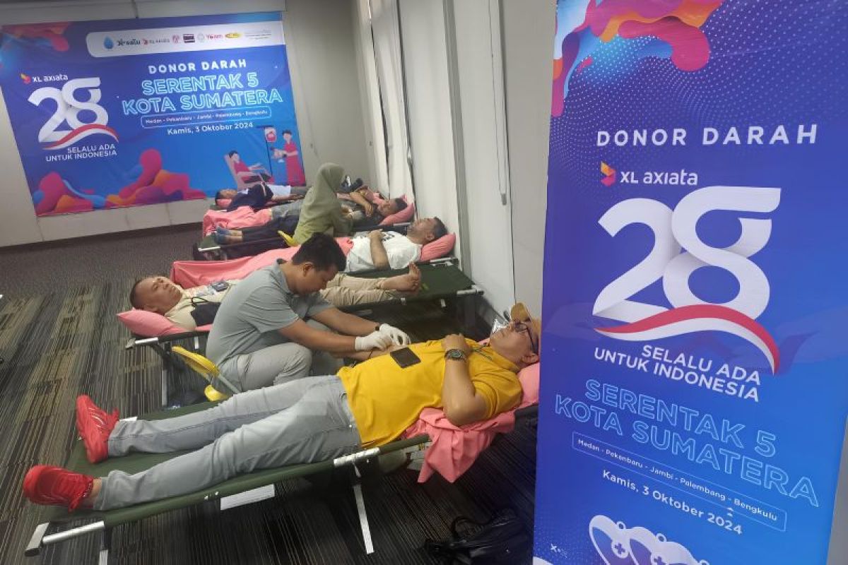 HUT ke-28, XL Axiata gelar aksi donor darah