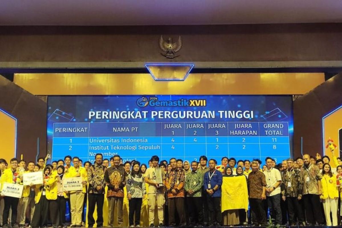 UI raih juara umum pada Gemastik untuk kesembilan kalinya