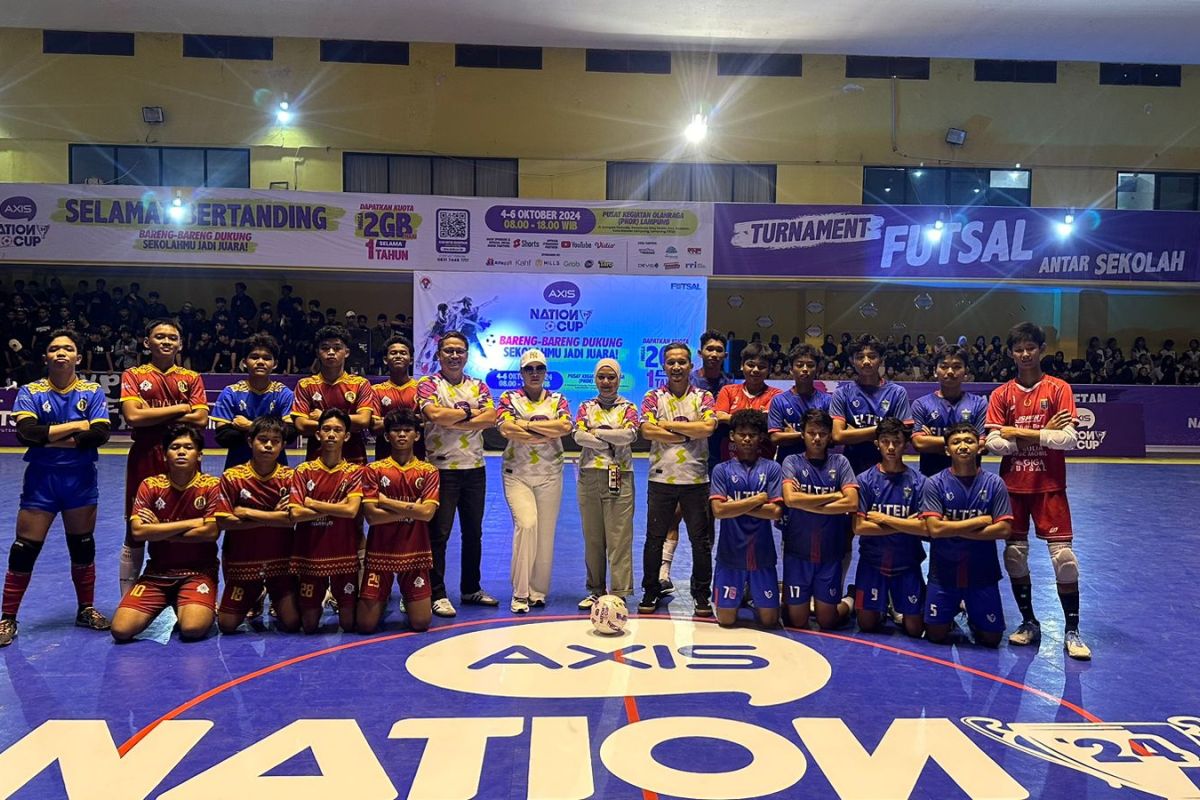 Liga Futsal AntarPelajar SMA AXIS Nation Cup 2024 kembali digelar di Bandarlampung