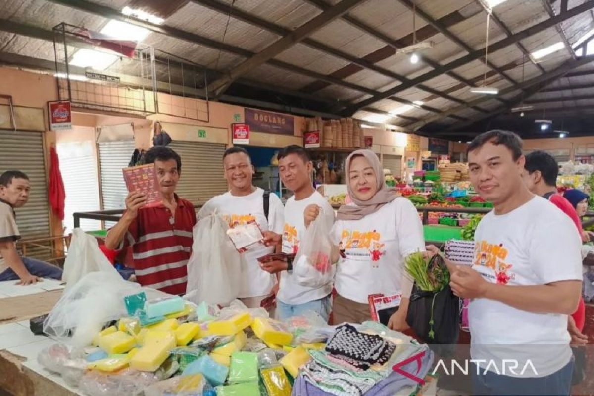 KPU Kota Bogor gelar sosialisasi Pilkada 2024 ke pasar