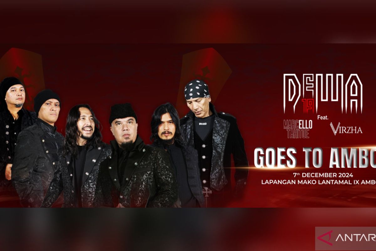 Dewa19 bersama Ello dan Virzha konser di Ambon Desember 2024