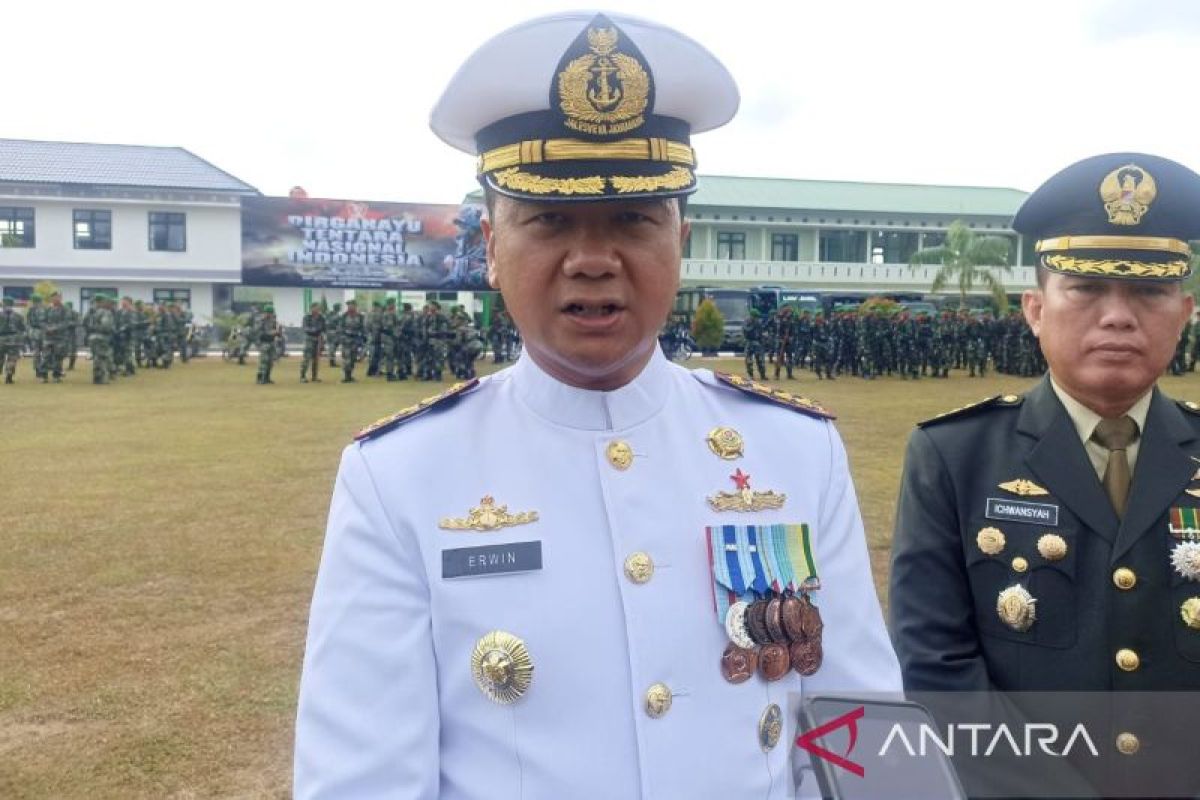 Danlanal Babel: TNI terus bersinergi dengan institusi terkait amankan Bangka Belitung