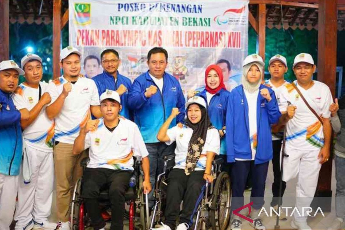 Pemkab Bekasi memotivasi atletnya berprestasi tinggi dalam Peparnas 2024