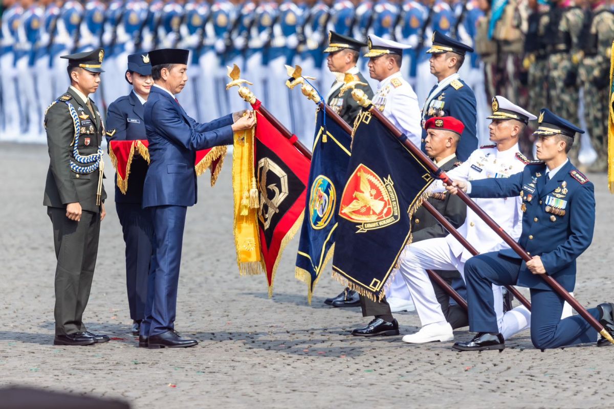 Grup 1 Kopassus terima penghargaan tanda kehormatan Samkarya Nugraha dari Presiden