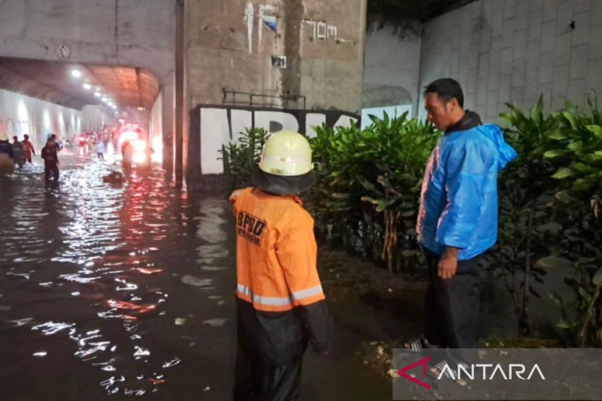 Banjir di Underpass Sholis Kota Bogor selesai ditangani 6 jam lebih