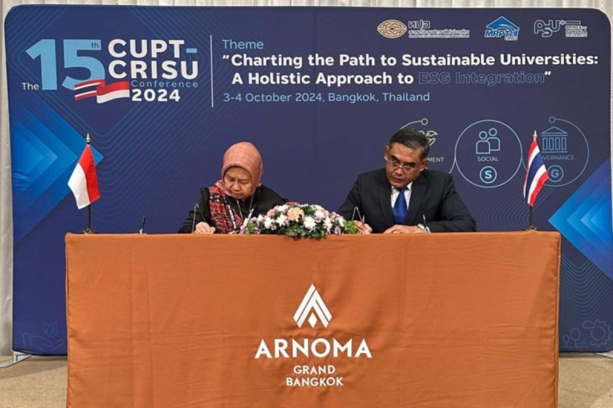 Rektor Unila hadiri The 15 CUPT-CRISU Conference 2024 di Bangkok