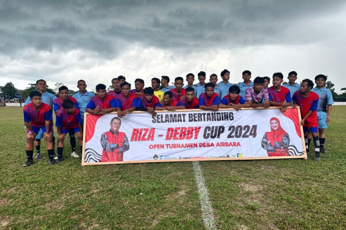 148 tim ikuti open turnamen sepak bola Riza-Debby Cup di Desa Airbara Bangka Selatan