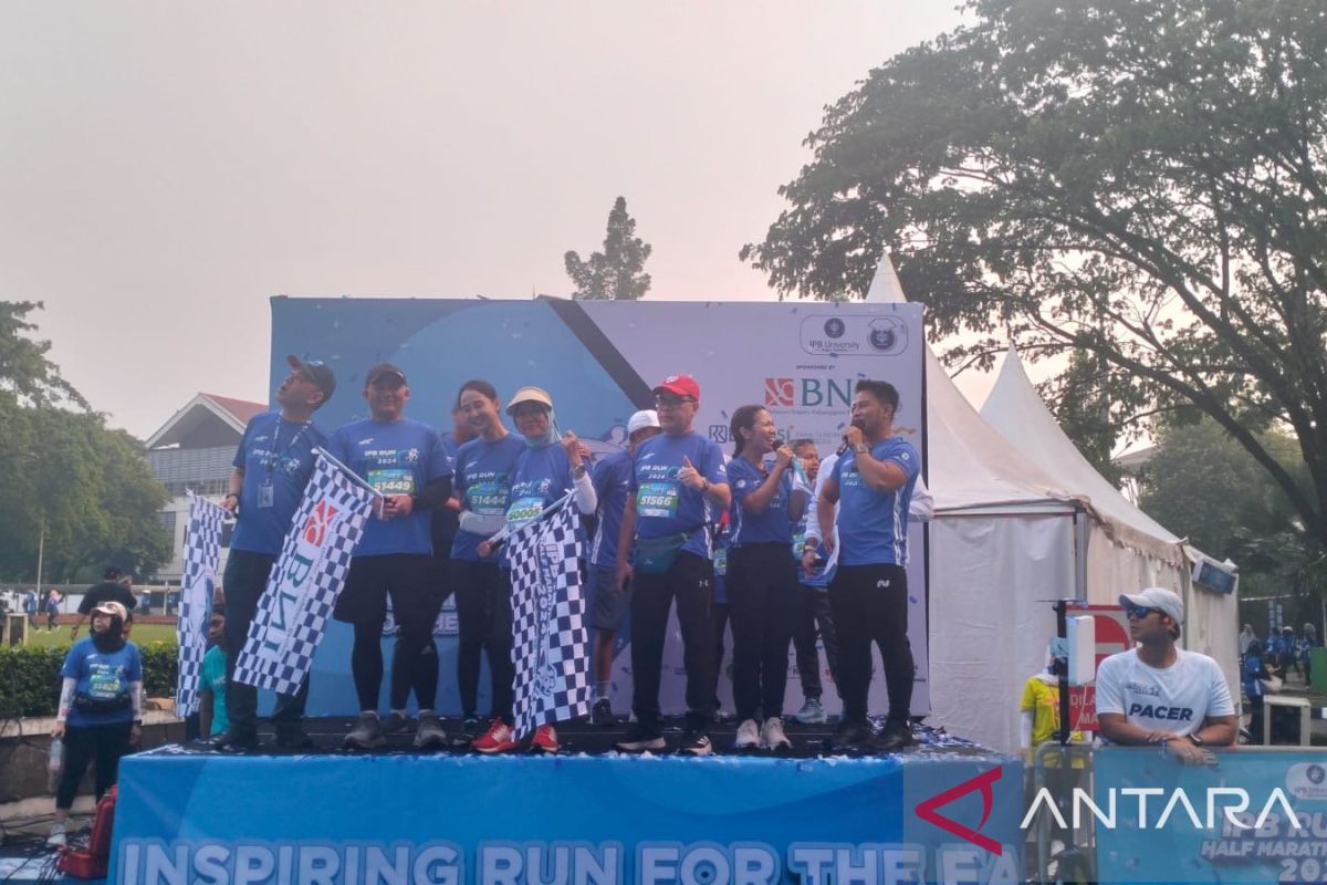 3.500 peserta ambil bagian dalam IPB Run Half Marathon 2024