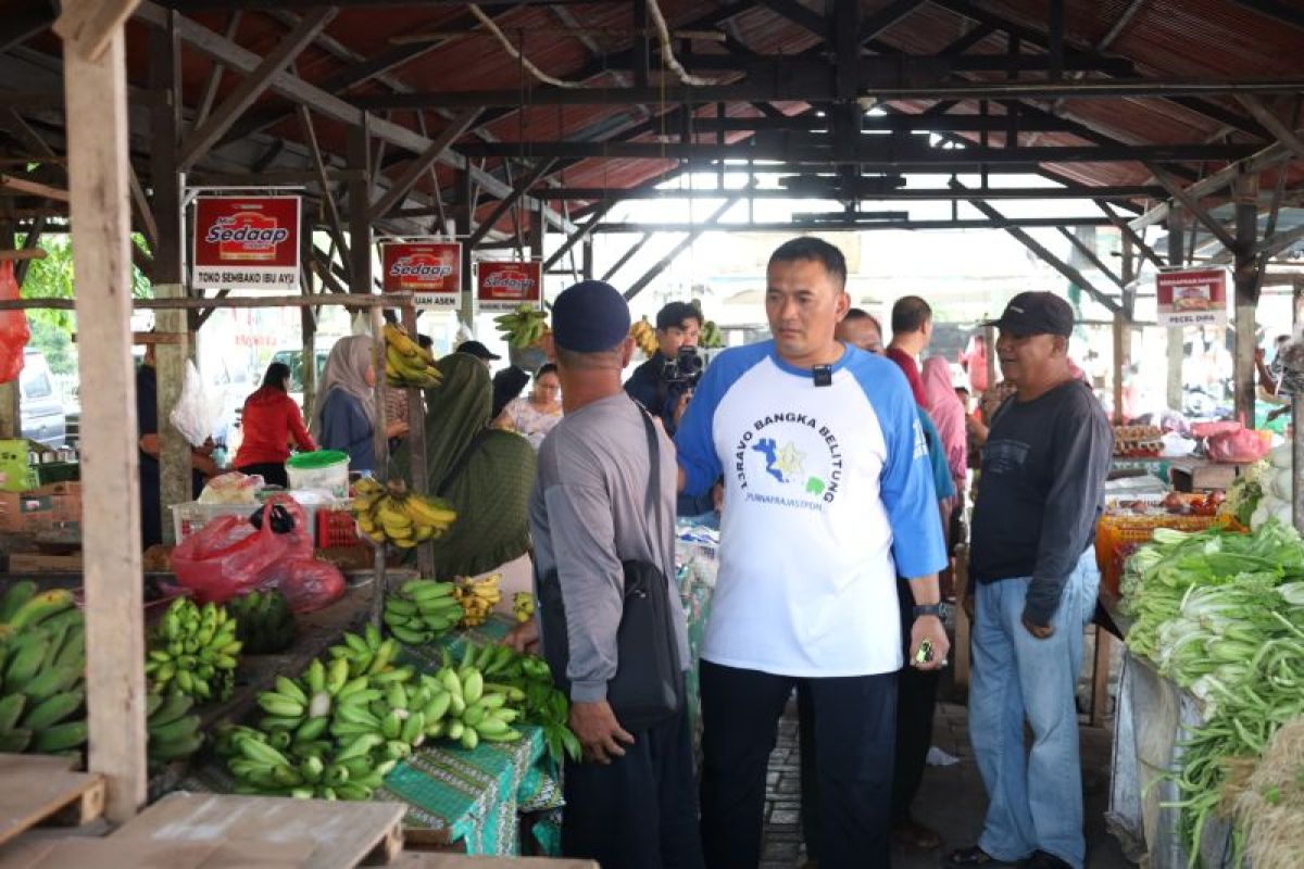 Pj Walikota Pangkalpinang tinjau pasar Ratu Tunggal