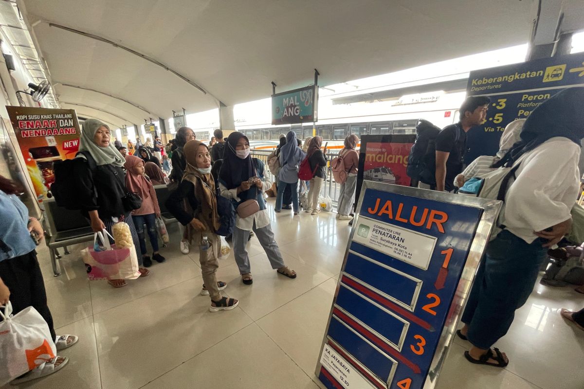 KAI Daop 8 catat kenaikan volume penumpang di Stasiun Malang