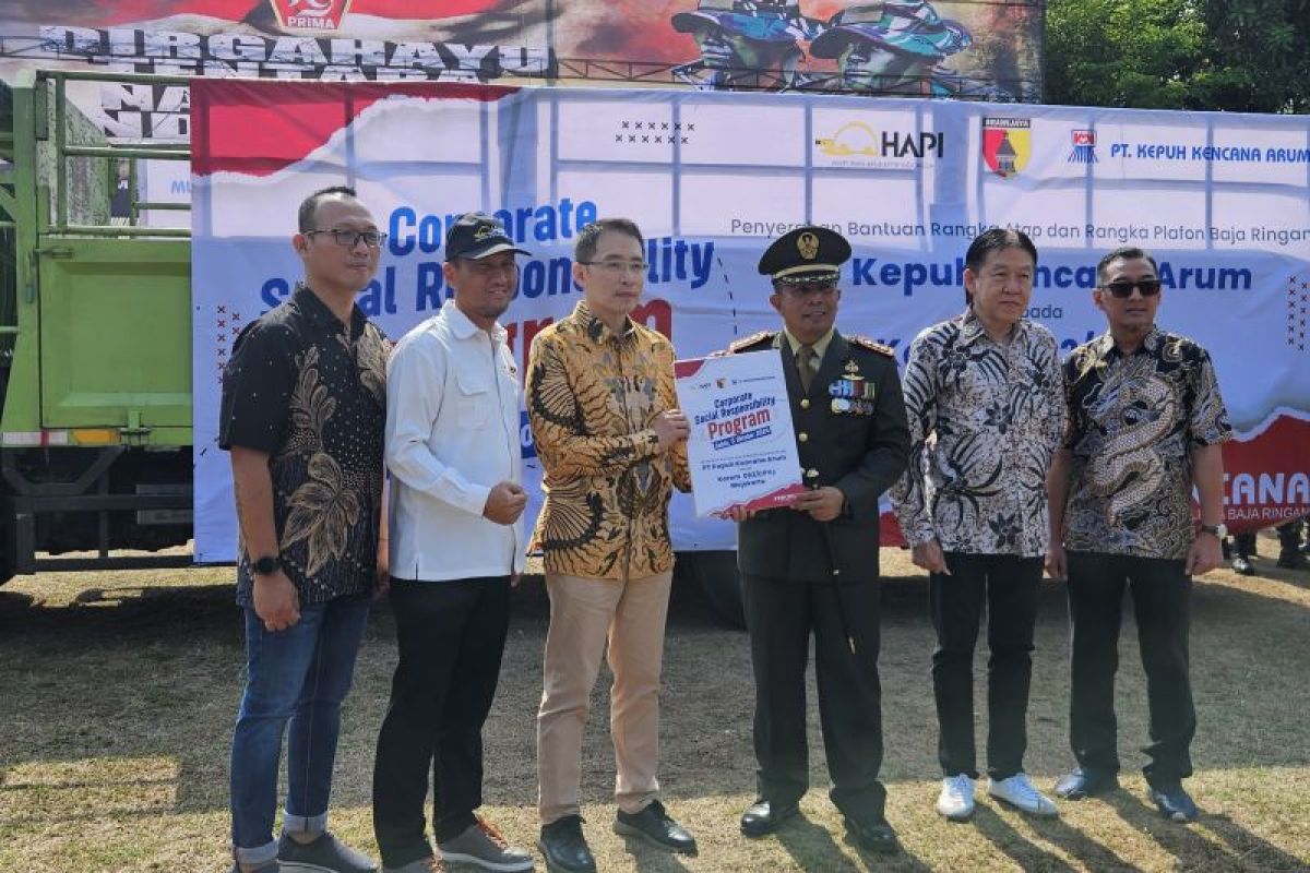 PT Kepuh Kencana Arum bantu renovasi asrama Korem 082/CPYJ Mojokerto