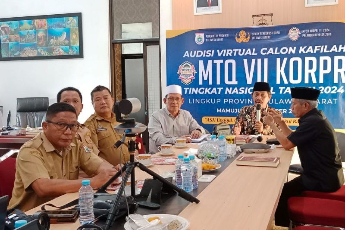 Sulbar mengikuti sembilan lomba MTQ Korpri ke-VII