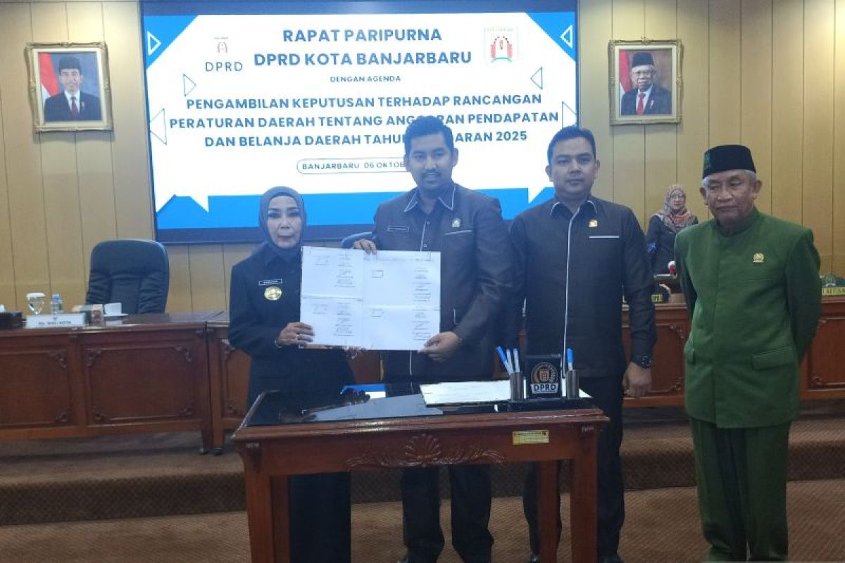 DPRD sahkan APBD Banjarbaru 2025 sebesar Rp1,6 triliun