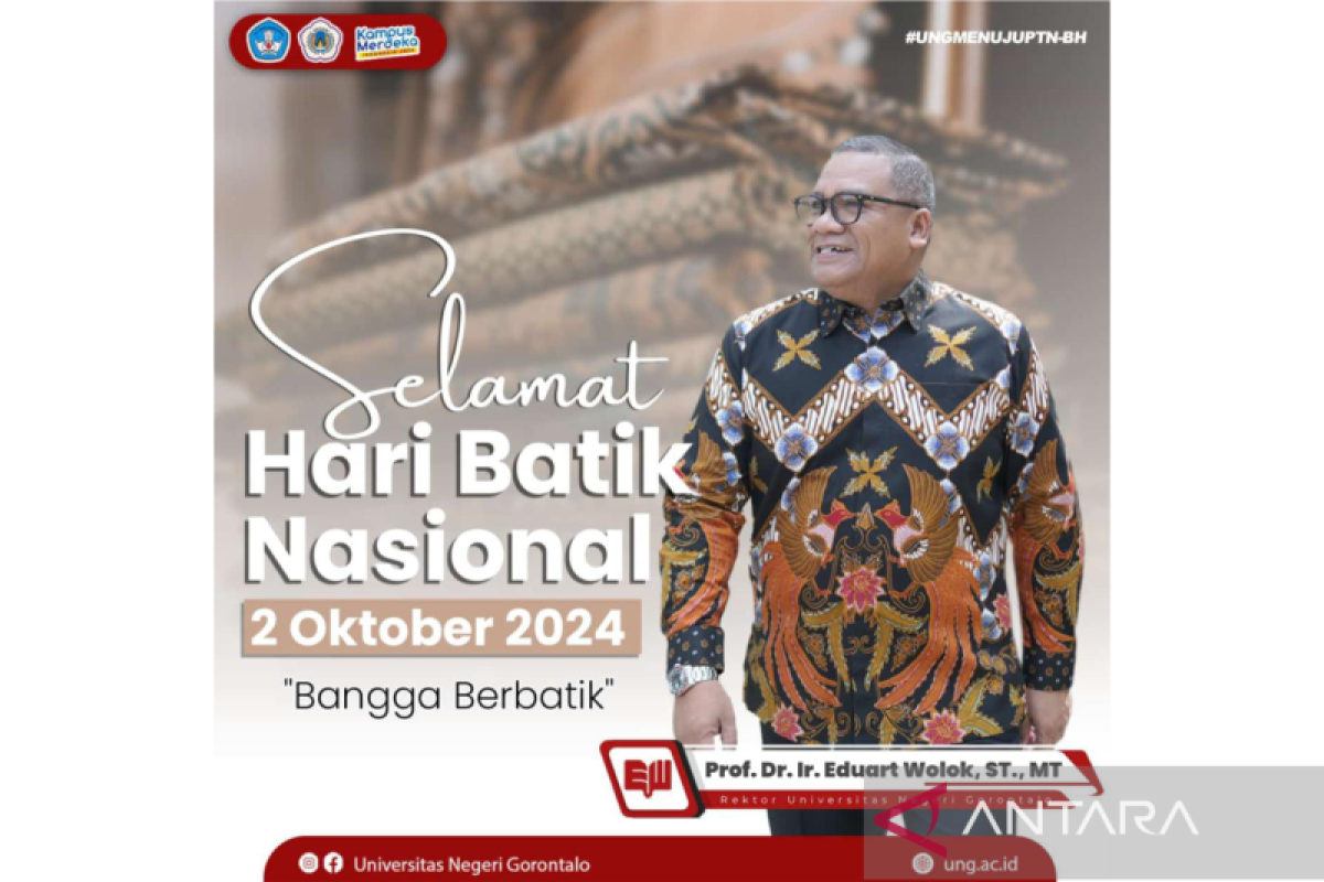 Peringati Hari Batik Nasional, civitas akademika kompak kenakan batik