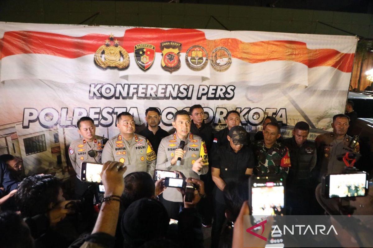 Polresta Bogor Kota dirikan pospam di pasar tumpah Jalan Merdeka