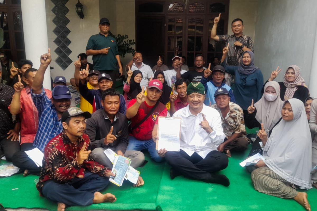 Cabup Kediri Deny Widyanarko buat kontrak politik soal program dana Rp500 juta per dusun setahun