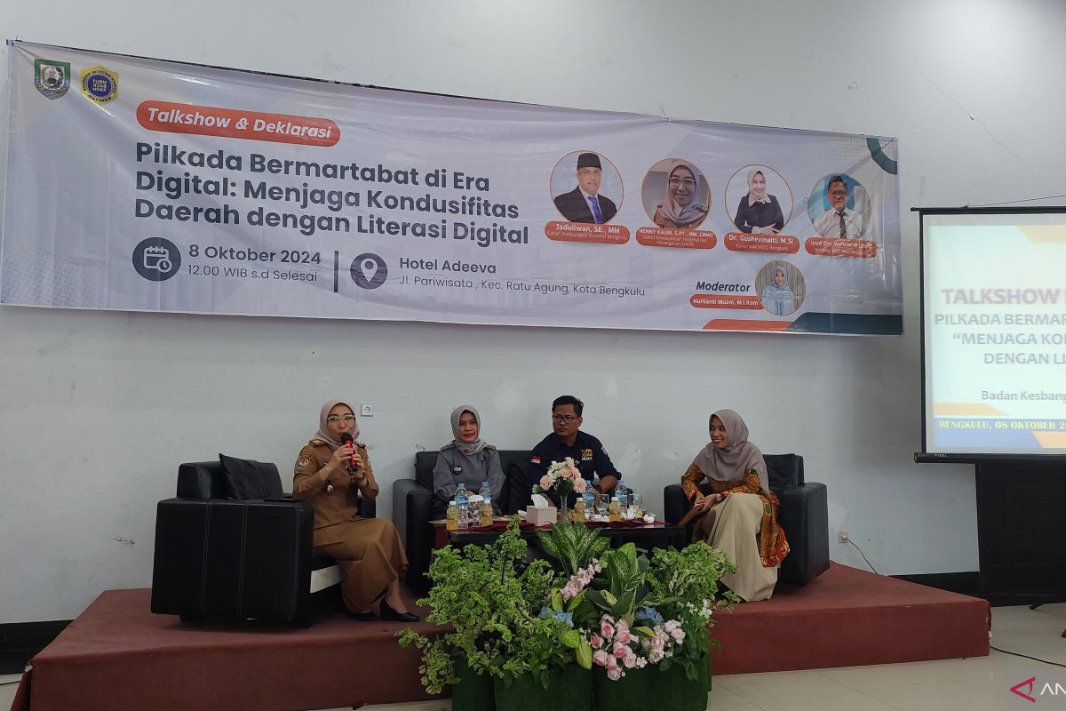 Bengkulu tekankan empat pilar digital wujudkan Pilkada bermartabat