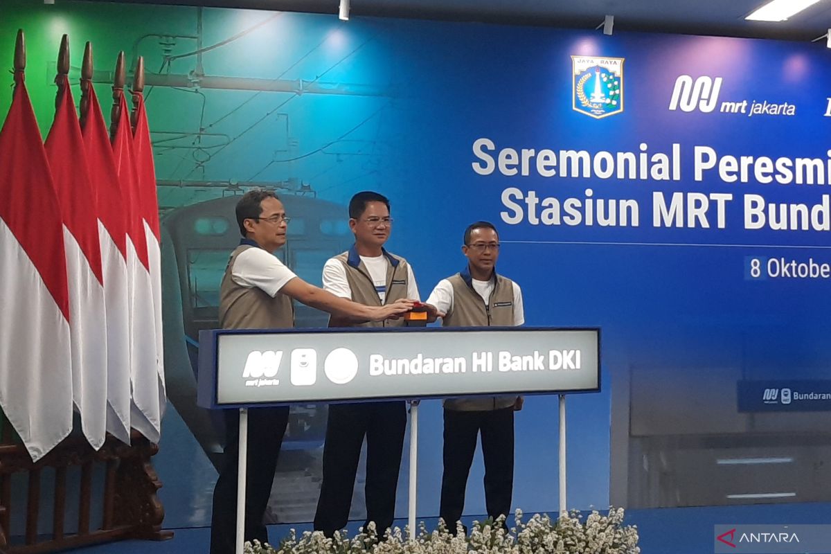 Bank DKI jadi BUMD pertama sebagai mitra hak penamaan stasiun MRT