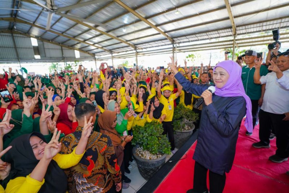 Pekerja Jatim siap menangkan Khofifah sebagai bentuk terima kasih