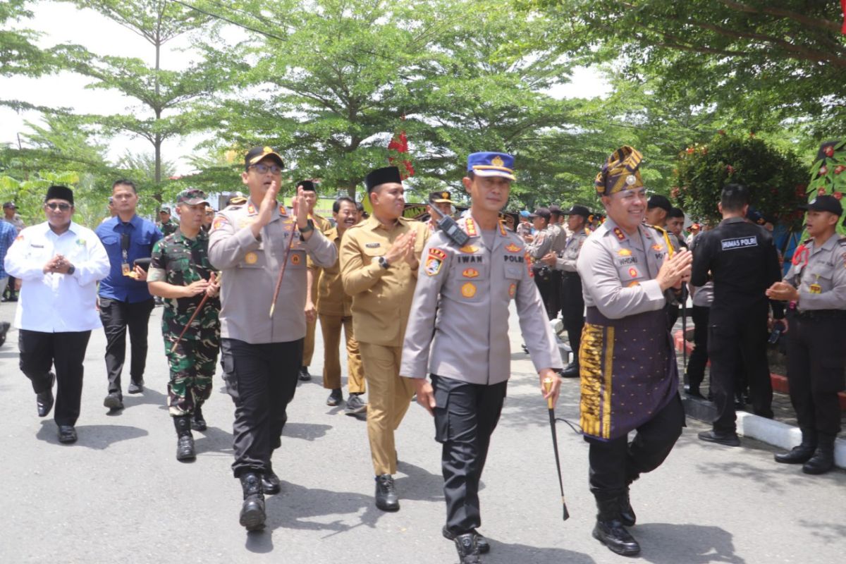 Kapoldasu letakkan batu pertama pembangunan joglo di SPN Hinai Langkat