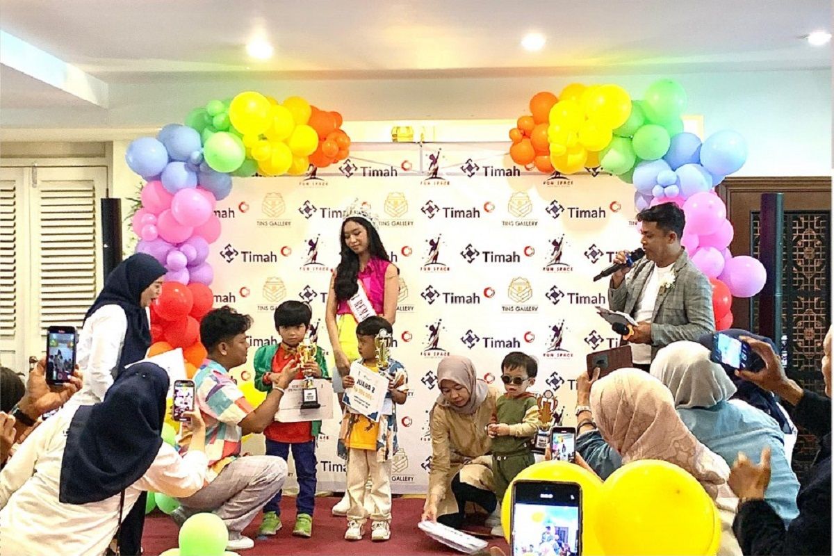 PT Timah - Tins Galery gelar fashion show anak se-Kota Pangkalpinang