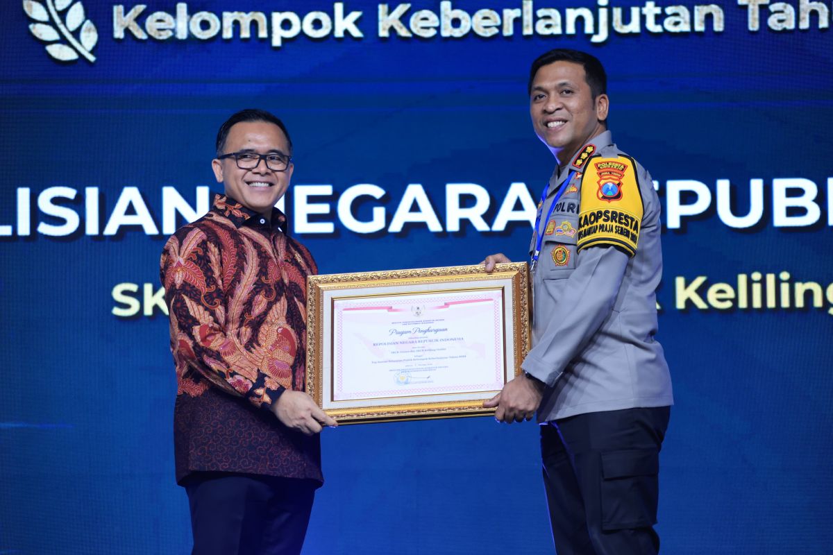 Polresta Sidoarjo raih top inovasi pelayanan publik kelompok keberlanjutan 2024