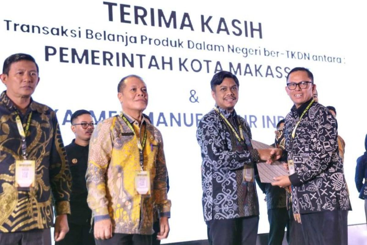 Pemkot Makassar raih penghargaan Kemenperin atas dukungan TKDN