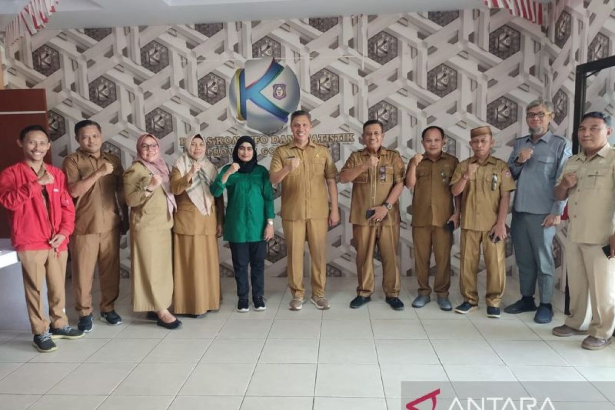 Kadis Kominfotik Gorontalo Terima Kunjungan Diskominfo Kabgor