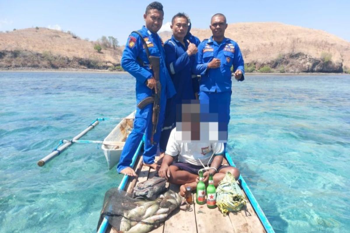 Polisi tangkap seorang nelayan gunakan bom