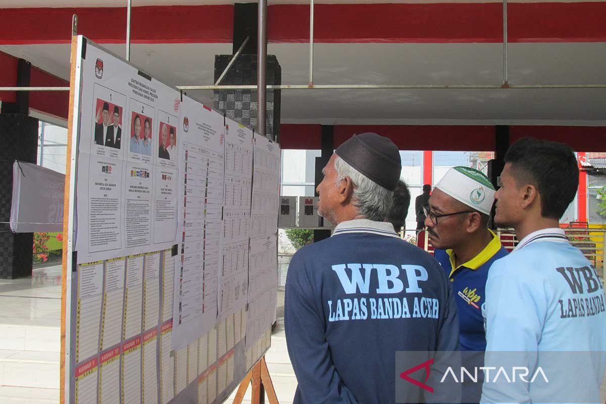 Sebanyak 6.428 warga binaan di Aceh masuk DPT Pilkada 2024